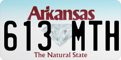 AR license plate 613MTH
