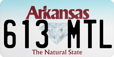 AR license plate 613MTL