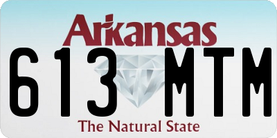 AR license plate 613MTM
