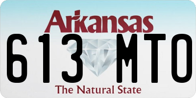 AR license plate 613MTO