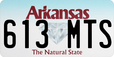 AR license plate 613MTS