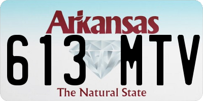 AR license plate 613MTV