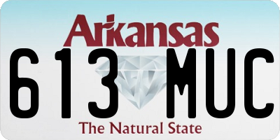 AR license plate 613MUC
