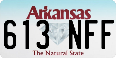 AR license plate 613NFF