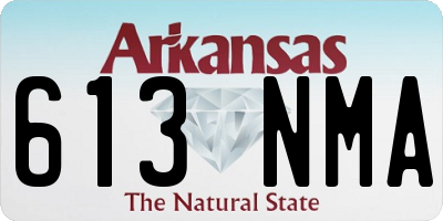 AR license plate 613NMA
