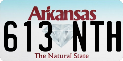 AR license plate 613NTH