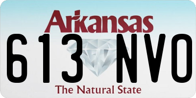 AR license plate 613NVO