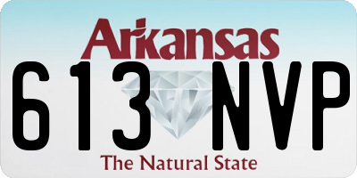 AR license plate 613NVP