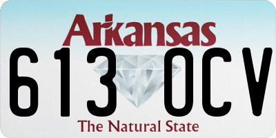 AR license plate 613OCV