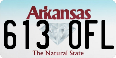 AR license plate 613OFL