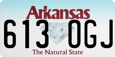 AR license plate 613OGJ