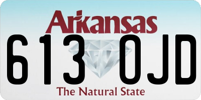 AR license plate 613OJD