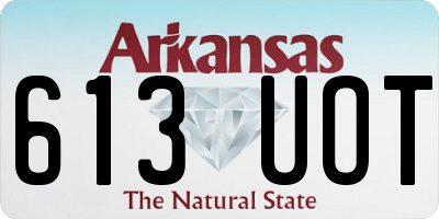 AR license plate 613UOT