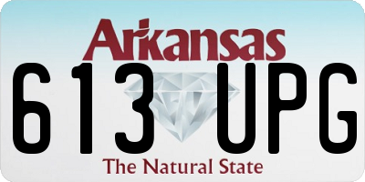 AR license plate 613UPG