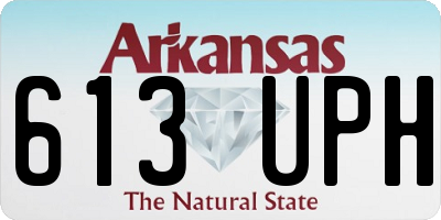 AR license plate 613UPH