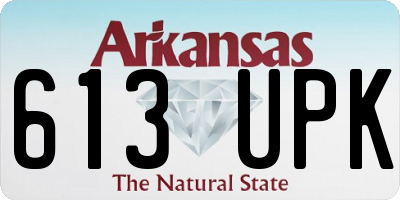 AR license plate 613UPK