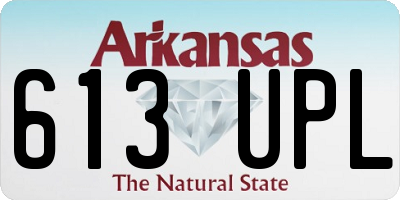 AR license plate 613UPL