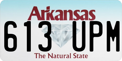 AR license plate 613UPM