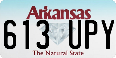 AR license plate 613UPY