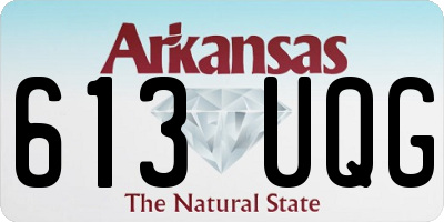 AR license plate 613UQG
