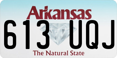 AR license plate 613UQJ
