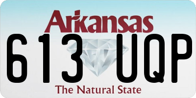 AR license plate 613UQP