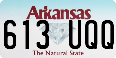 AR license plate 613UQQ