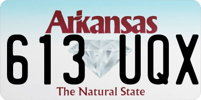 AR license plate 613UQX