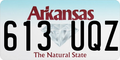 AR license plate 613UQZ