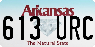 AR license plate 613URC