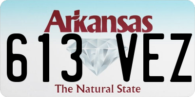 AR license plate 613VEZ