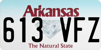 AR license plate 613VFZ