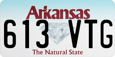 AR license plate 613VTG