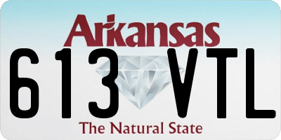 AR license plate 613VTL