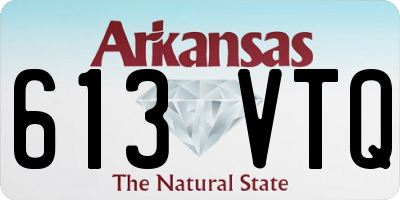 AR license plate 613VTQ