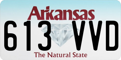 AR license plate 613VVD