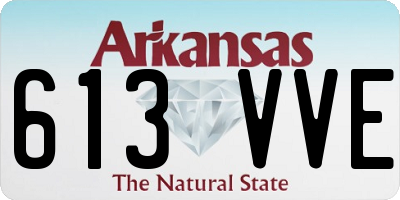 AR license plate 613VVE