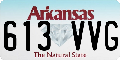 AR license plate 613VVG
