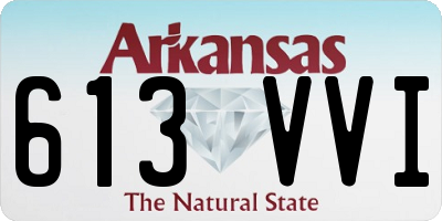 AR license plate 613VVI