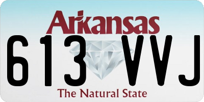 AR license plate 613VVJ
