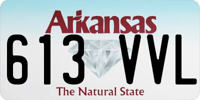 AR license plate 613VVL