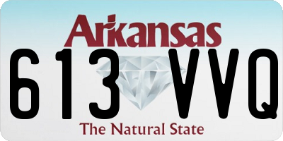 AR license plate 613VVQ