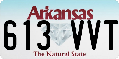 AR license plate 613VVT