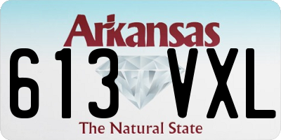 AR license plate 613VXL