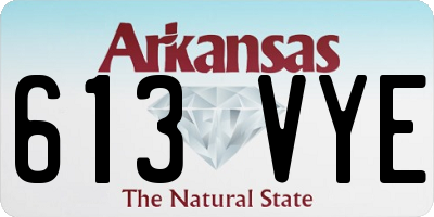 AR license plate 613VYE