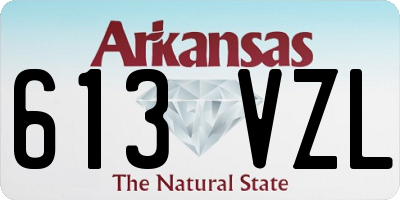 AR license plate 613VZL