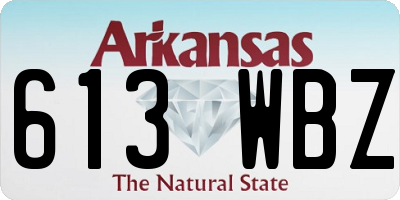 AR license plate 613WBZ