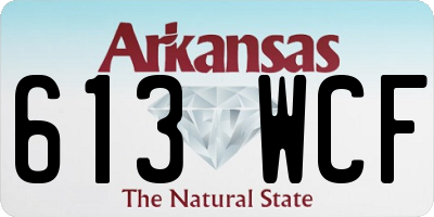 AR license plate 613WCF