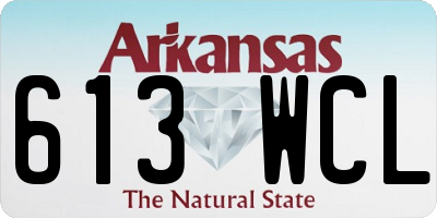 AR license plate 613WCL