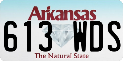 AR license plate 613WDS